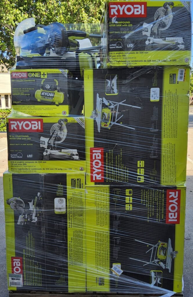 pallets de herramientas eléctricas Ryobi en México