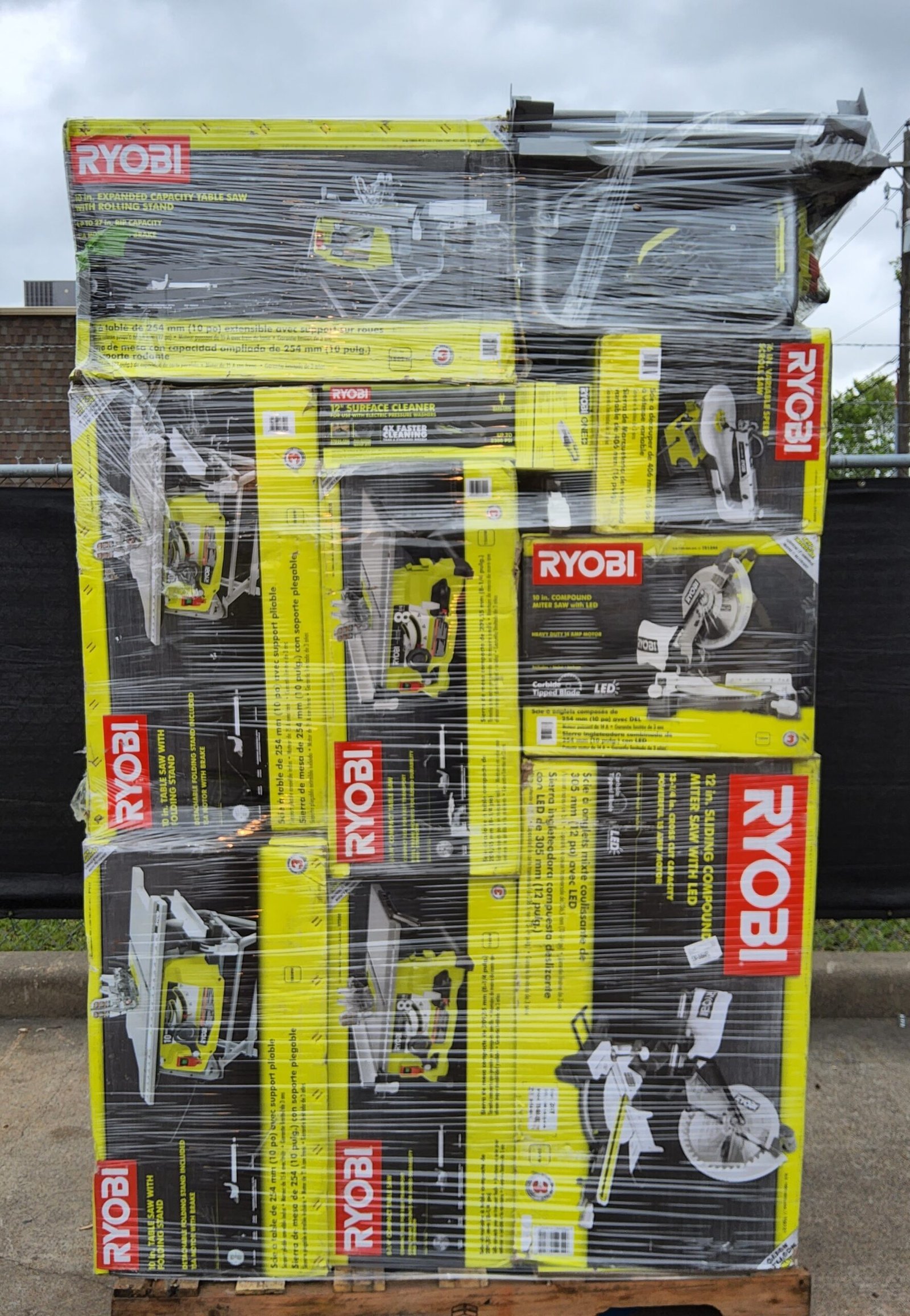pallets de herramientas Ryobi en México
