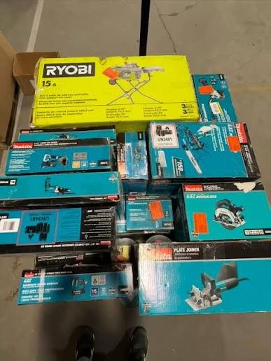 pallets de liquidación Makita en México