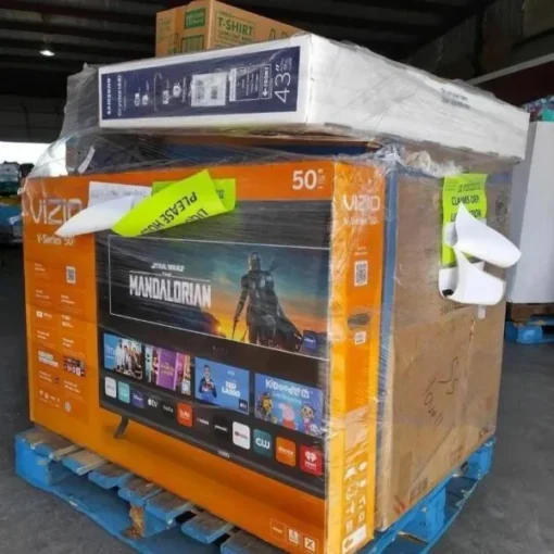 comprar pallets de TV en liquidación en México
