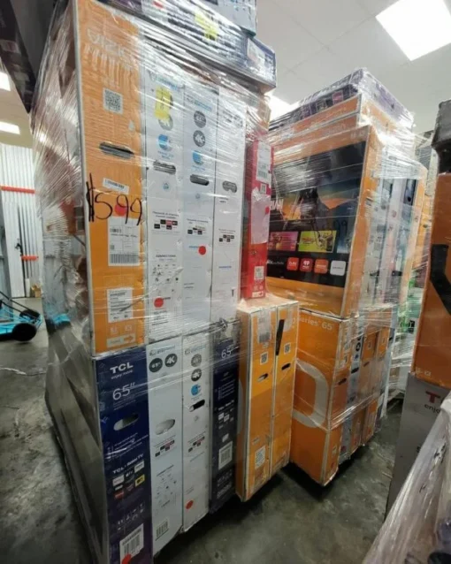 comprar pallets de TV en liquidación en México